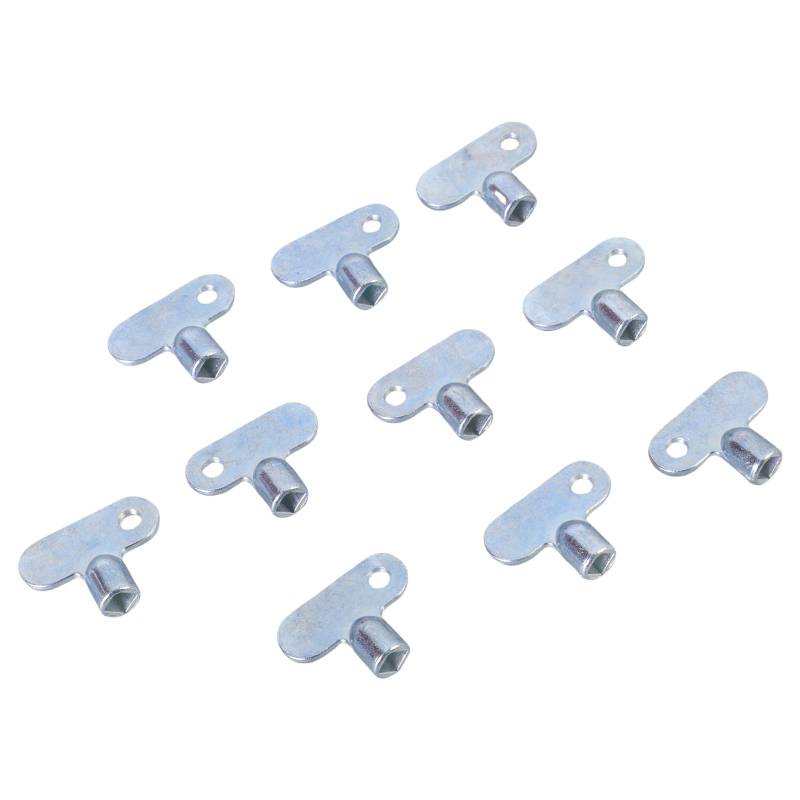 10pcs Kühlerventile Schlüsselheizschlüssel Handwerkzeugkühler Wasserhahn Klempnerblutentschlüssel Abgasventile Taste Dauer von NPYQ