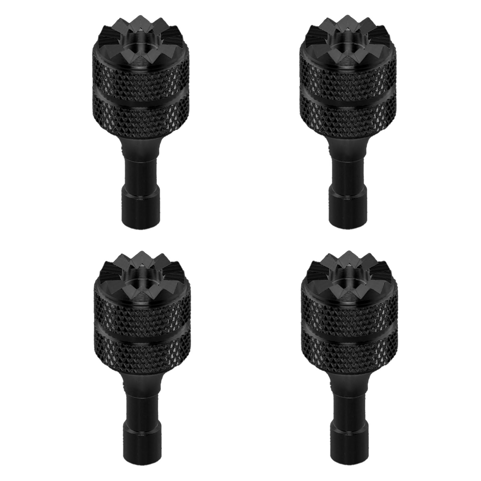 3 Pro/4 Pro Steuerknüppel, 4 Stück Abnehmbare Drohnen-Joysticks aus Aluminiumlegierung für DJI Mini 3/Mini 3 Pro/Mini 4 Pro/Air 3/Mavic 3 Pro RC & RC 2 Fernbedienung Ersatzzubehör(Schwarz) von NQEUEPN