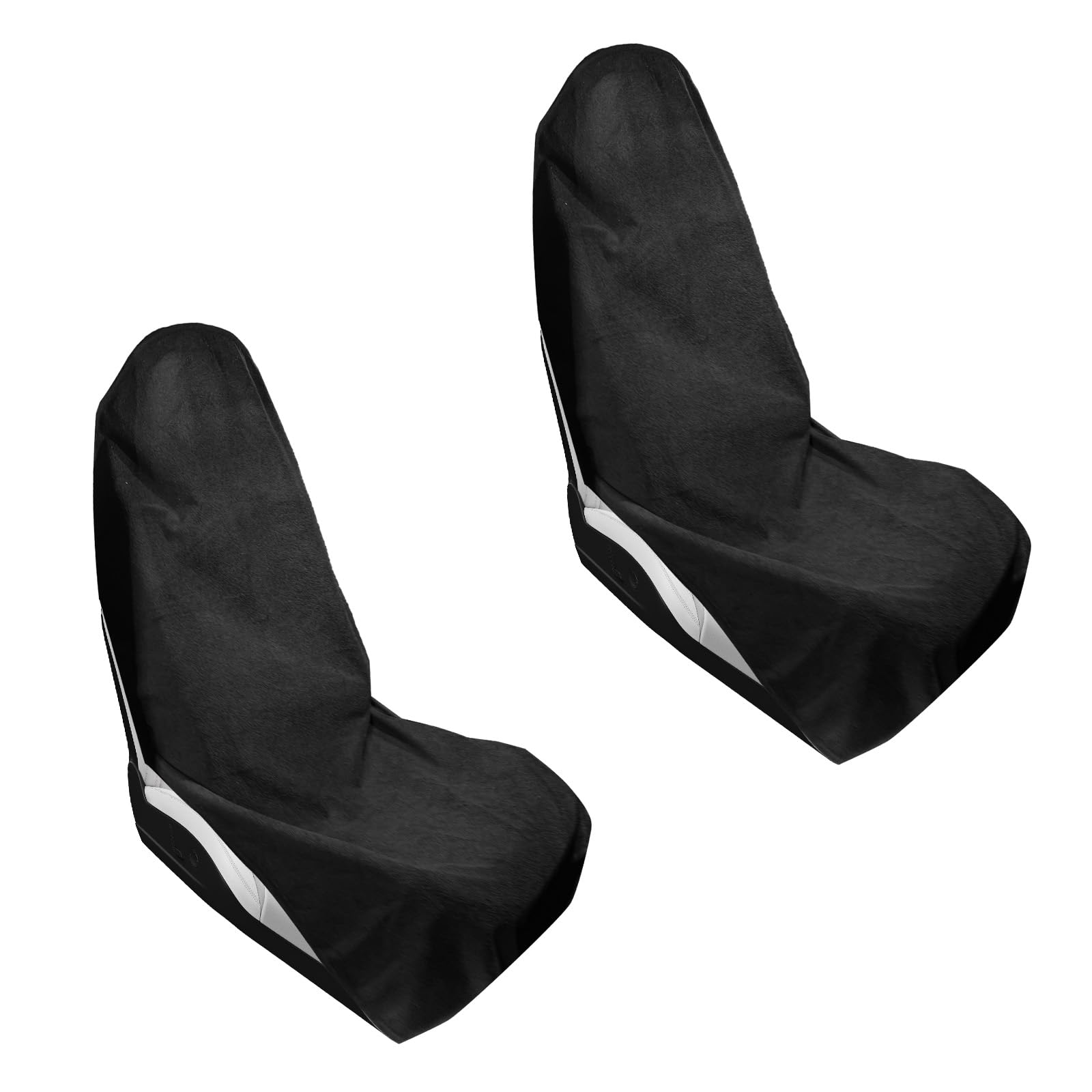 NQEUEPN 2 Stück Car Seat Cover Towel, Schweißabsorbierend Frottee Autositzschoner Sporthandtuch für Autositz rutschfest Autositzschutzbezug für SUV LKW Auto von NQEUEPN