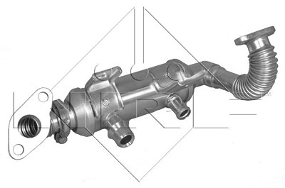 Nrf Kühler, Abgasrückführung [Hersteller-Nr. 48354] für Ford von NRF