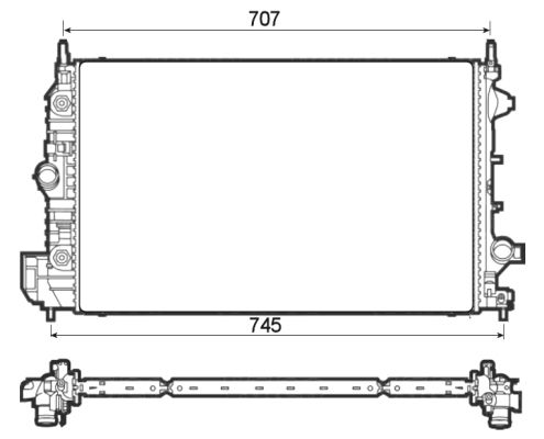 Kühler, Motorkühlung NRF 53132 von NRF