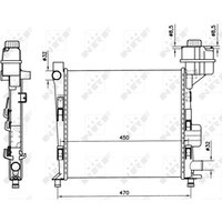 Kühler, Motorkühlung NRF 58252 von Nrf