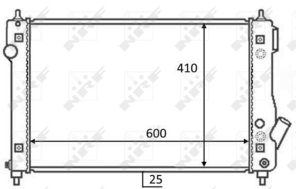 Kühler, Motorkühlung NRF 59054 von NRF