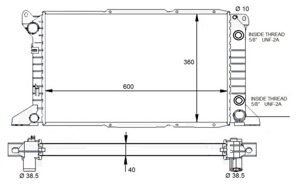 Kühler, Motorkühlung NRF 59132 von NRF