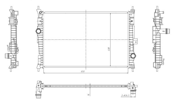 Kühler, Motorkühlung NRF 59302 von NRF