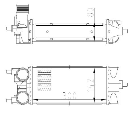 Ladeluftkühler NRF 309071 von NRF