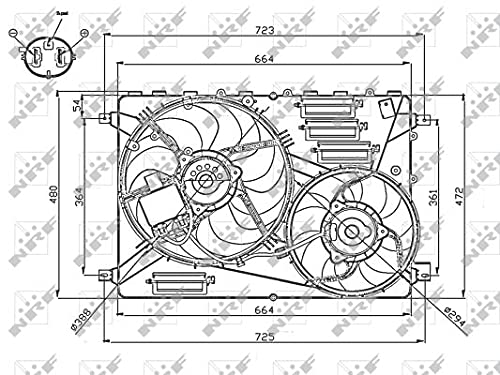 NRF 47755 Kühlmittel des Motor von NRF