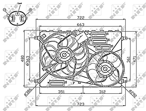 NRF 47756 Kühlmittel des Motor von NRF