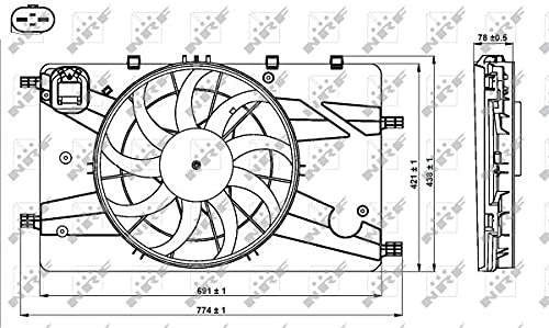 NRF 47757 Kühlmittel des Motor von NRF