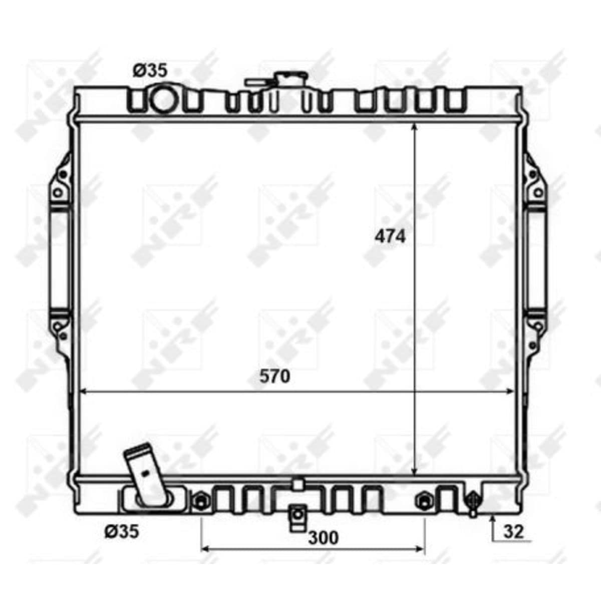 NRF 50449 Kühlmittel des Motor von NRF