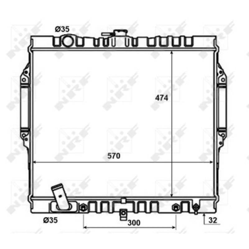 NRF 50449 Kühlmittel des Motor von NRF