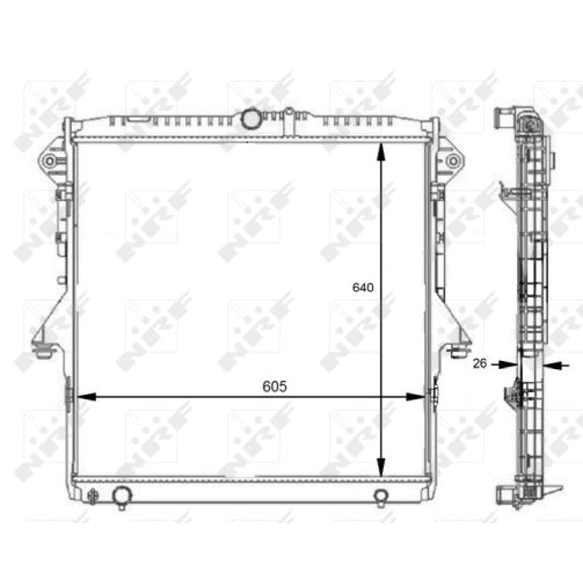 NRF 59074 Kühlmittel des Motor von NRF