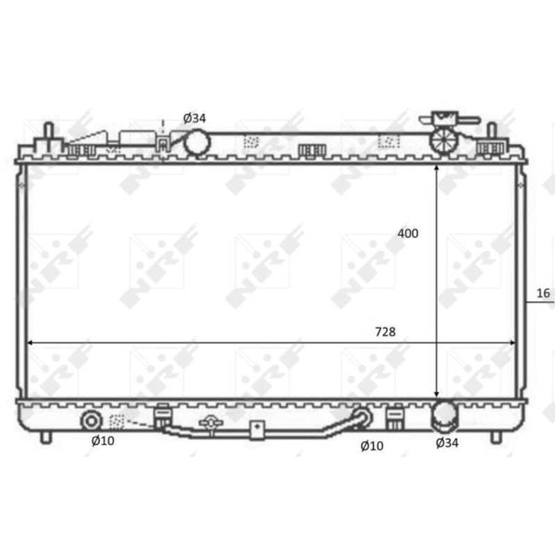 NRF 59079 Kühlmittel des Motor von NRF