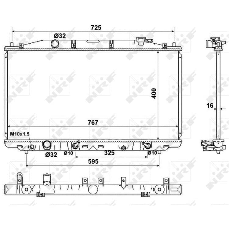 NRF K?hler f?r Antriebsbatterie Honda Accord von NRF