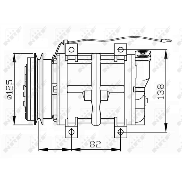 NRF Klimakompressor Mitsubishi L200 von NRF