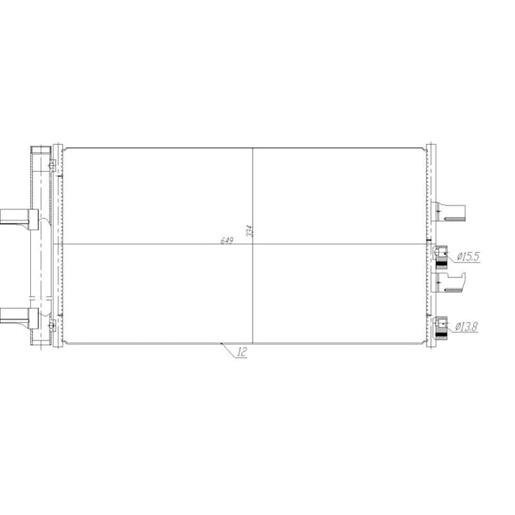 NRF Klimakondensator BMW 1er 2er X1 X2 Mini Mini von NRF