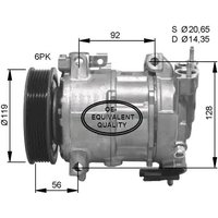 NRF Kompressor EASY FIT PAG 46 32593 Klimakompressor,Klimaanlage Kompressor PEUGEOT,CITROËN,DS,5008 (0U_, 0E_),3008 (0U_),RCZ Coupe,5008 II von NRF