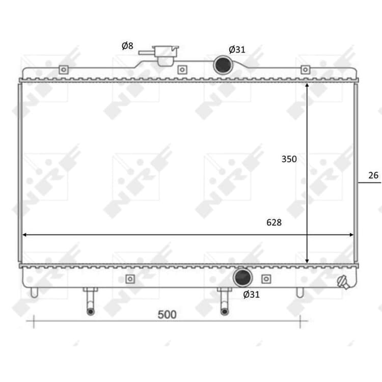 NRF K?hler f?r Antriebsbatterie Toyota Corolla von NRF