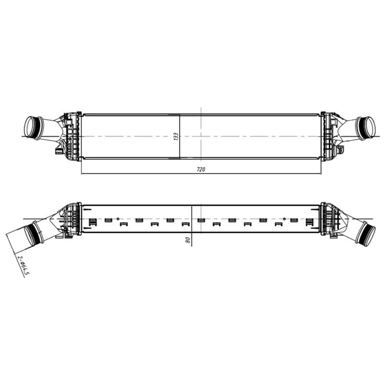 NRF Ladeluftk?hler Audi A6 A7 von NRF