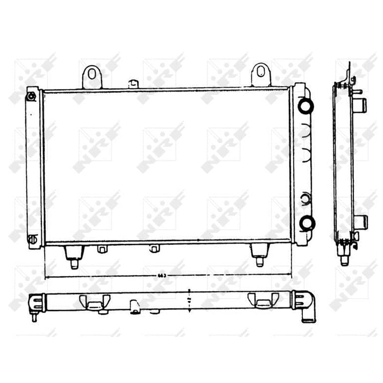 NRF Motork?hler Citroen C25 Fiat Ducato Talento Peugeot J5 von NRF