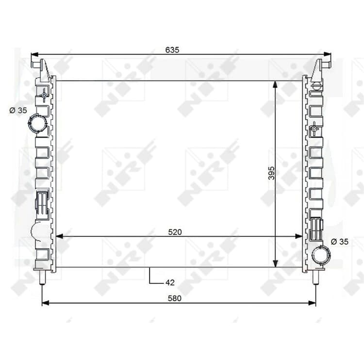 NRF Motork?hler Fiat Strada von NRF