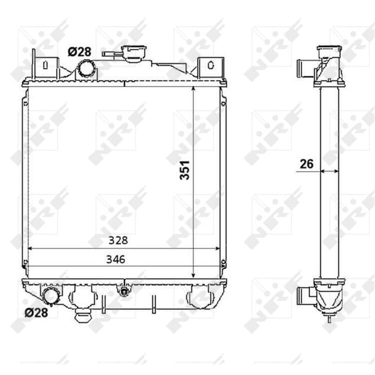 NRF Motork?hler Suzuki Swift von NRF