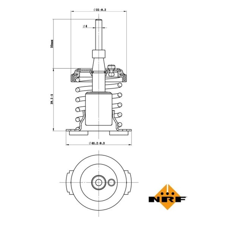 NRF Thermostat Aston Martin Daihatsu Subaru Toyota von NRF