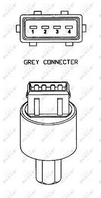 Nrf Druckschalter, Klimaanlage [Hersteller-Nr. 38928] für Opel, Vauxhall von NRF