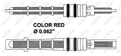 Nrf Expansionsventil, Klimaanlage [Hersteller-Nr. 38208] für Ford von NRF