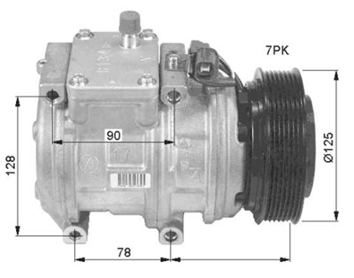 Nrf Kompressor, Klimaanlage [Hersteller-Nr. 32390] für Land Rover von NRF