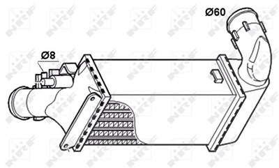 Nrf Ladeluftkühler [Hersteller-Nr. 30835] für Citroën, Peugeot von NRF