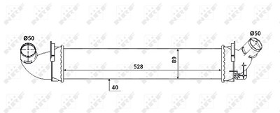 Nrf Ladeluftkühler [Hersteller-Nr. 30380] für Dacia, Renault von NRF