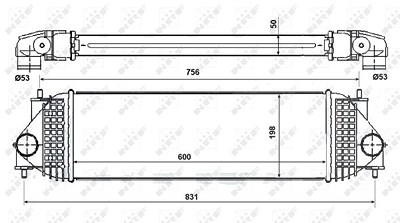 Nrf Ladeluftkühler [Hersteller-Nr. 30393] für Suzuki von NRF