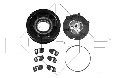 Nrf Spule, Magnetkupplung-Kompressor [Hersteller-Nr. 380042] für Mercedes-Benz von NRF