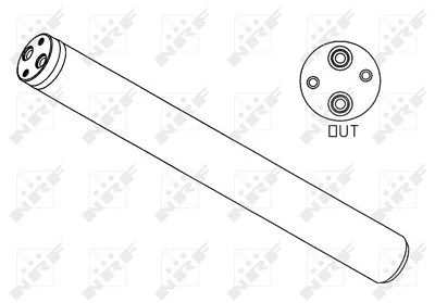 Nrf Trockner ab Bj. 06/00 [Hersteller-Nr. 33192] für VW von NRF