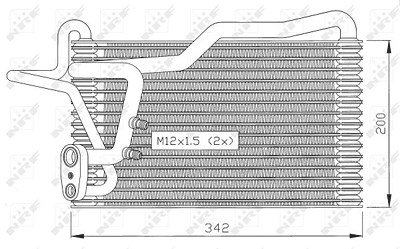 Nrf Verdampfer, Klimaanlage [Hersteller-Nr. 36036] für Audi von NRF