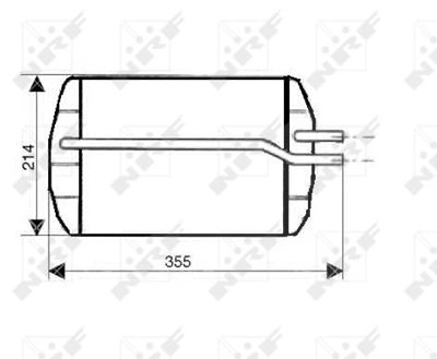 Nrf Wärmetauscher, Innenraumheizung [Hersteller-Nr. 53633] für Ford, Mazda von NRF