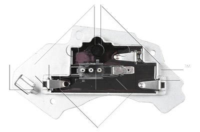 Nrf Widerstand, Innenraumgebläse [Hersteller-Nr. 342025] für Mercedes-Benz von NRF