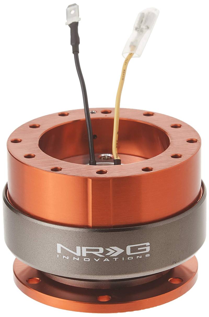 NRG Innovations SRK-200OR Schnellverschluss (orangefarbener Körper/Titan-Chrom-Ring) von NRG Innovations