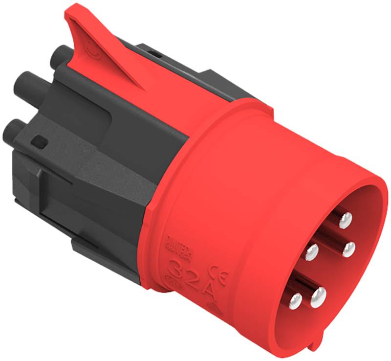 NRGkick Adapter 32A 5Pol, bis zu 22kW laden, für NRGkick Wallbox, rot, schwarz von NRGkick