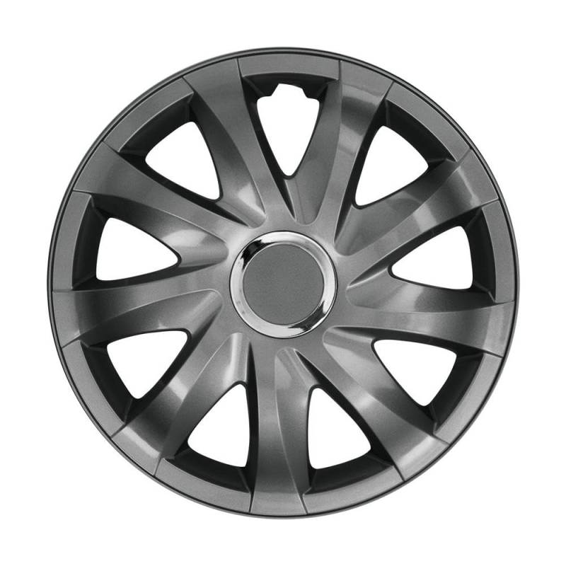 NRM DRIFT graphite 16" Zoll (Radkappen) 4er Set von NRM