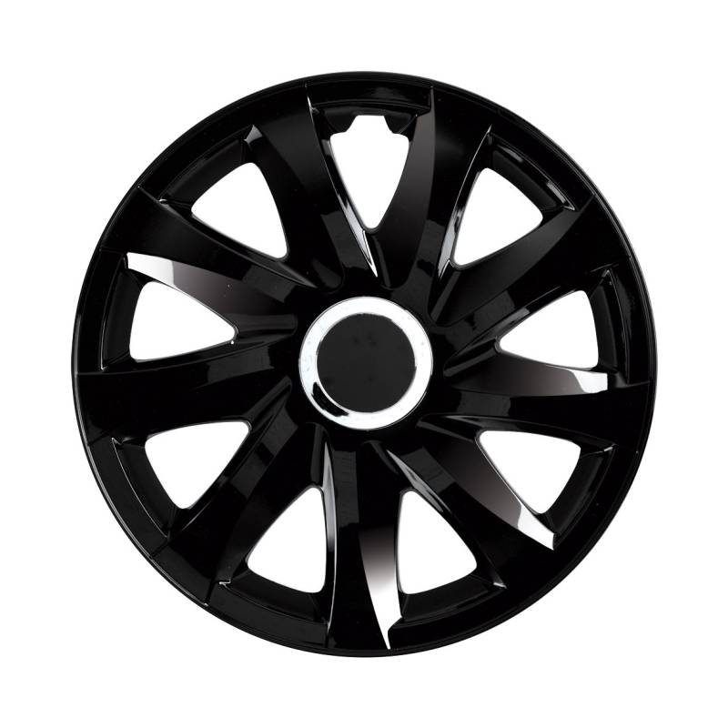 NRM Drift Zoll Radkappen Schwarz,14" von NRM