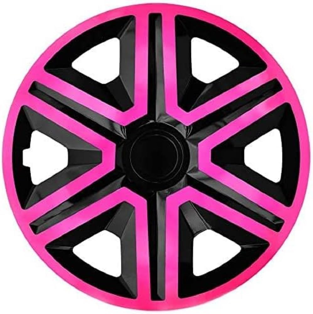 Radzierblende Action schwarz/pink 15 Zoll 4er Set von NRM