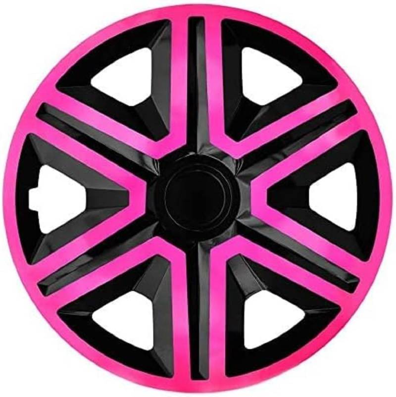 Radzierblende Action schwarz/pink 15 Zoll 4er Set von NRM