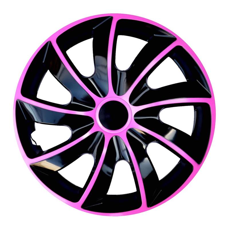 NRM Radzierblende Quad schwarz/pink 14 Zoll 4er Set von NRM