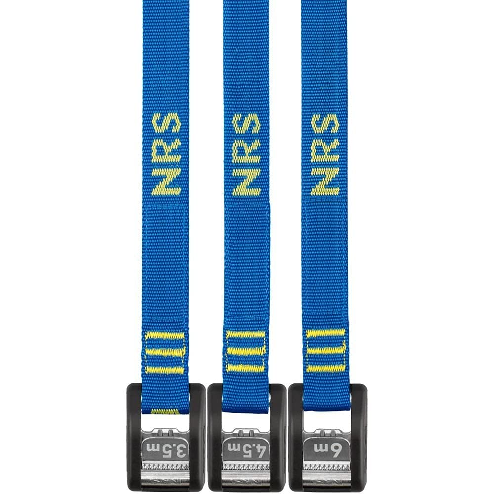 NRS Buckle Spanngurt mit Gummischutz Iconic Blue 3,5 m von NRS