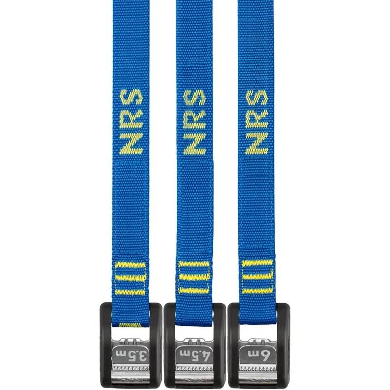 NRS Buckle Spanngurt mit Gummischutz Iconic Blue 3,5 m von NRS