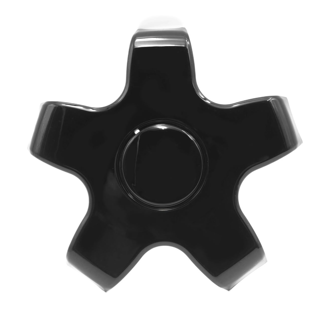 1 Stück 167 mm Auto-Radnabenkappe, kompatibel mit Modell 3, Abdeckung, Styling-Modifikation, Radkappe, kein Logo, Auto-Außenzubehör(Chrome Black) von NRUOS
