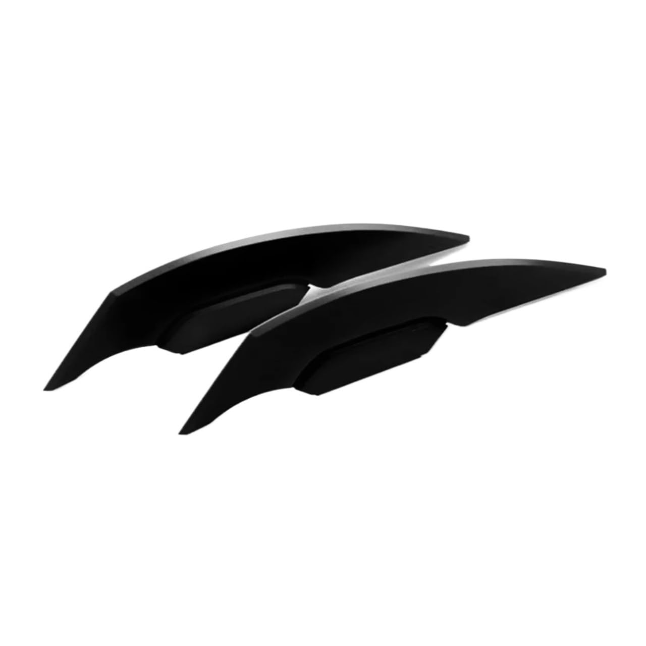 1 paar Motorrad Winglet Aerodynamische Spoiler Flügel Dekoration Aufkleber for Motorrad Roller(Black) von NRUOS