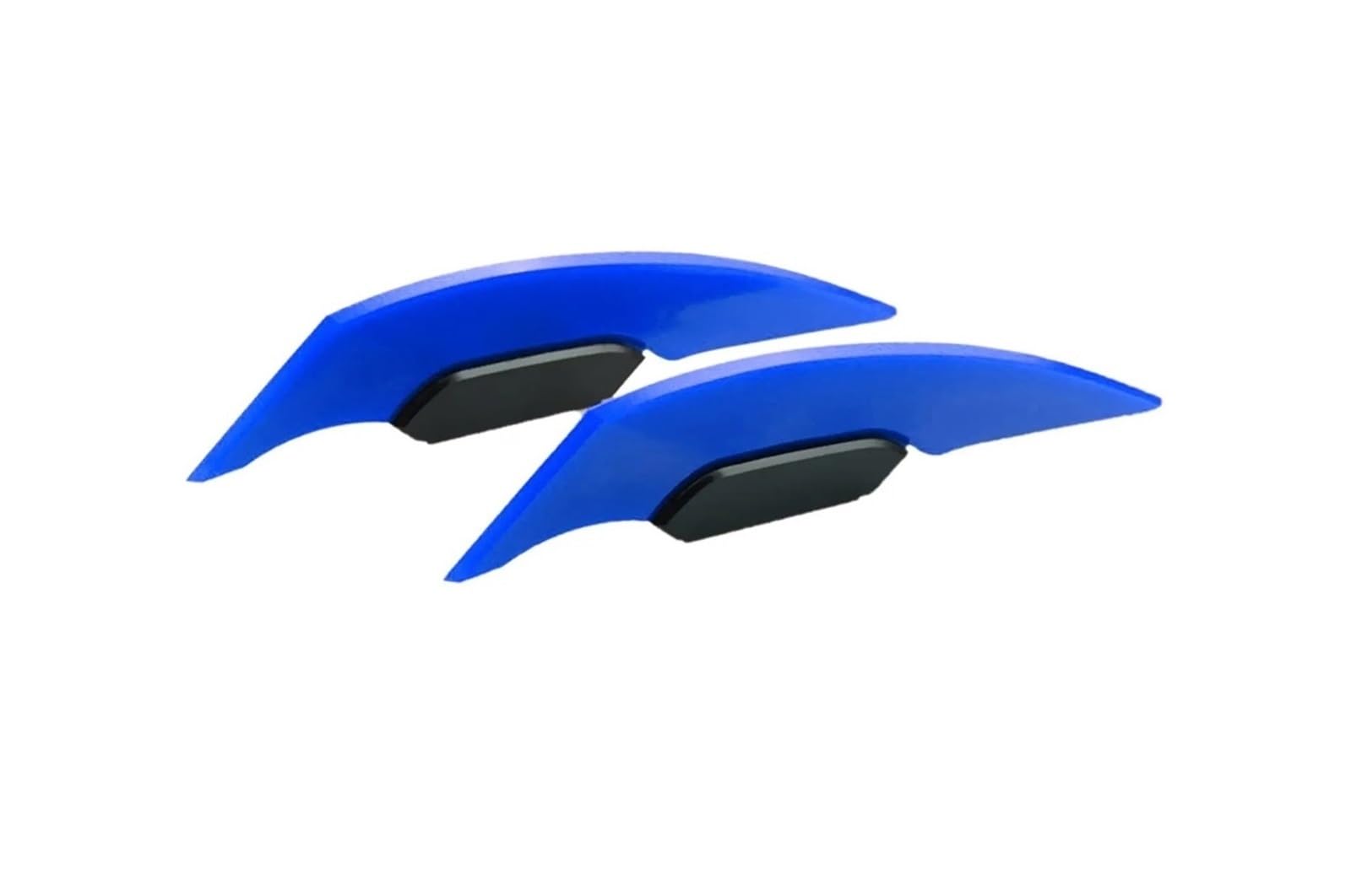2 Stück Motorrad Winglets Verkleidung Seite Spoiler for Die Meisten Roller(Blue) von NRUOS